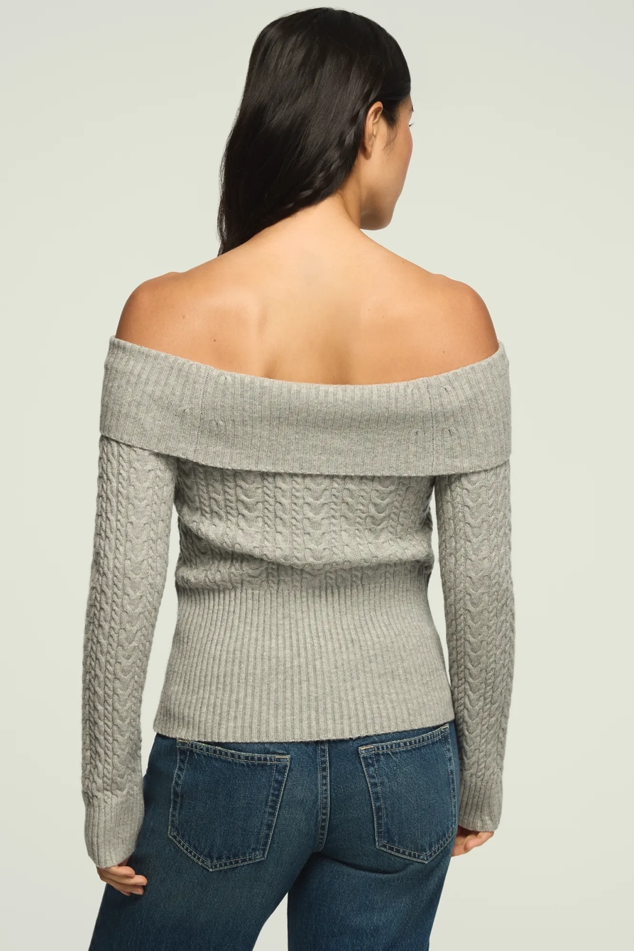 FOLD OVER RIB SWEATER, image 3