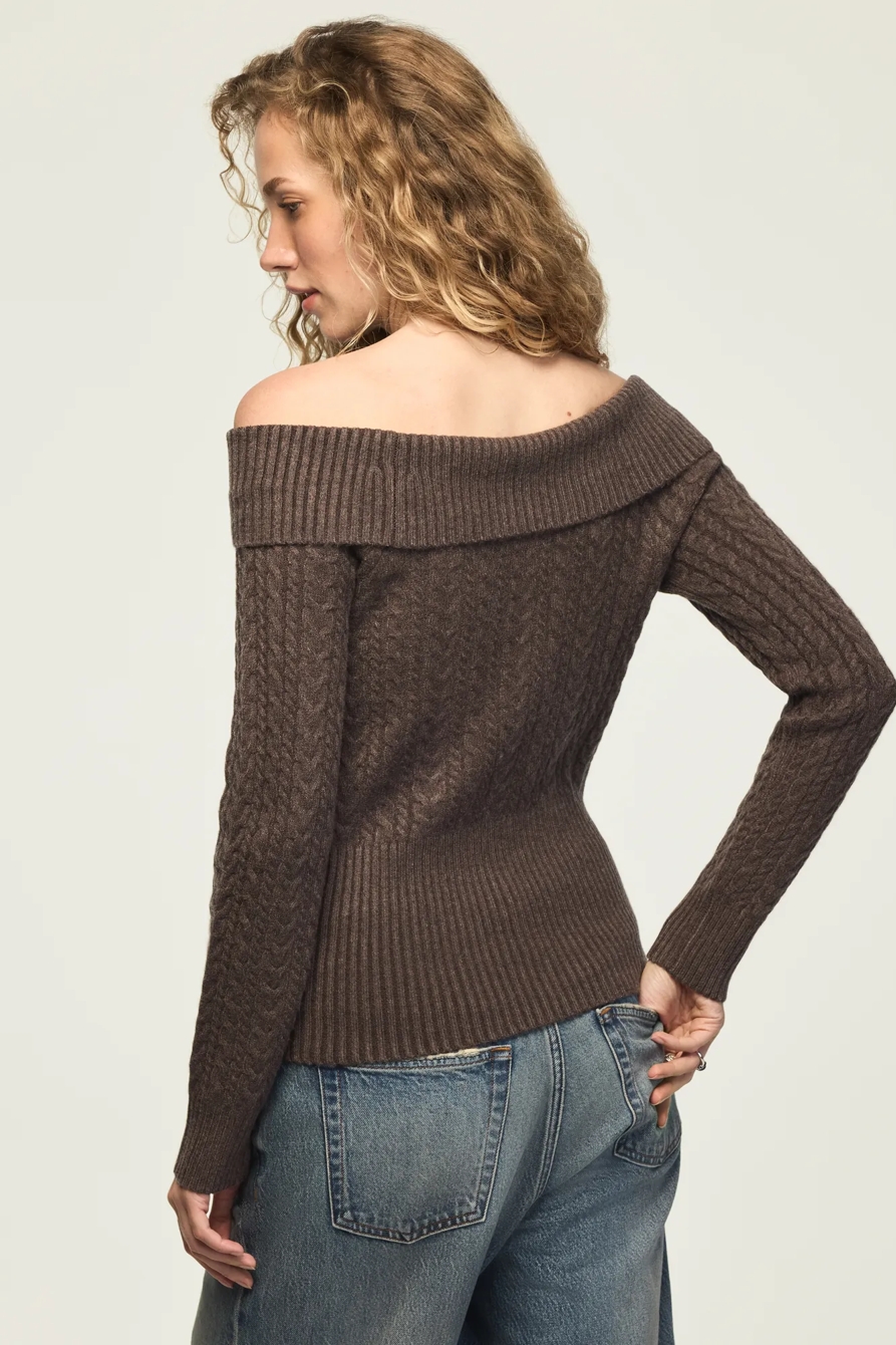 FOLD OVER RIB SWEATER, image 3
