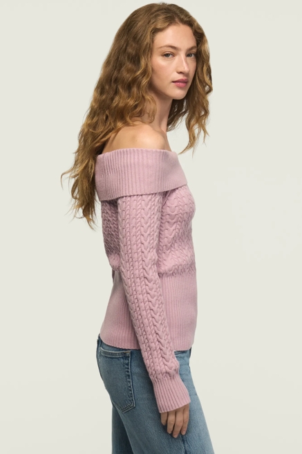 FOLD OVER RIB SWEATER, image 3