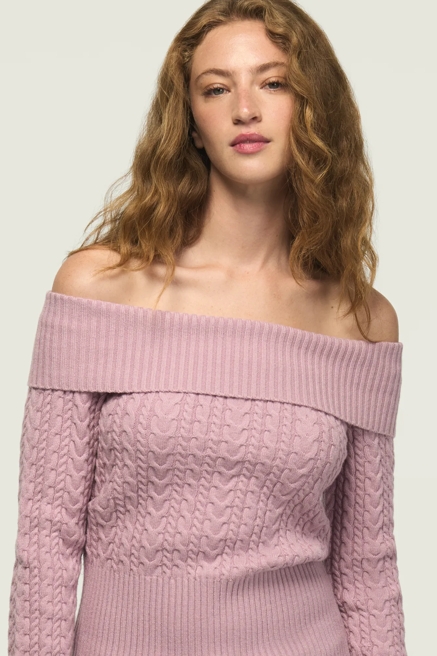 FOLD OVER RIB SWEATER, image 4