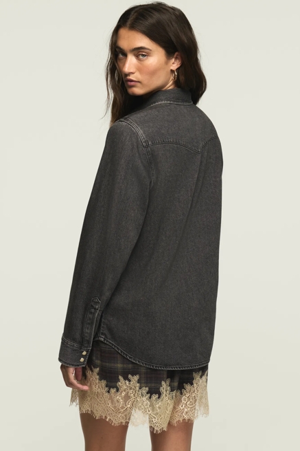 DENIM WESTERN SHIRT, image 3