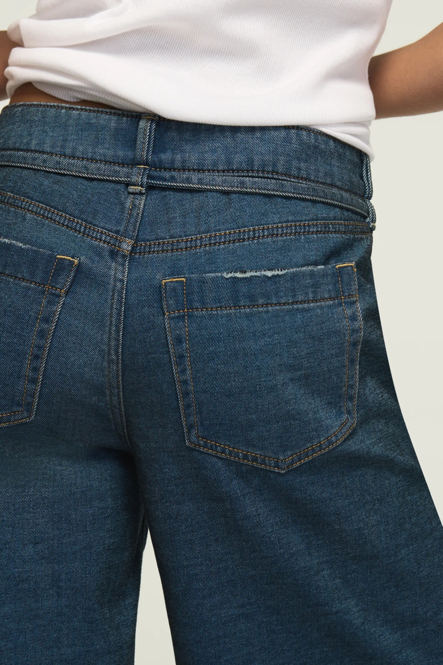 VELVET DENIM LUXE PALAZZO, image 3