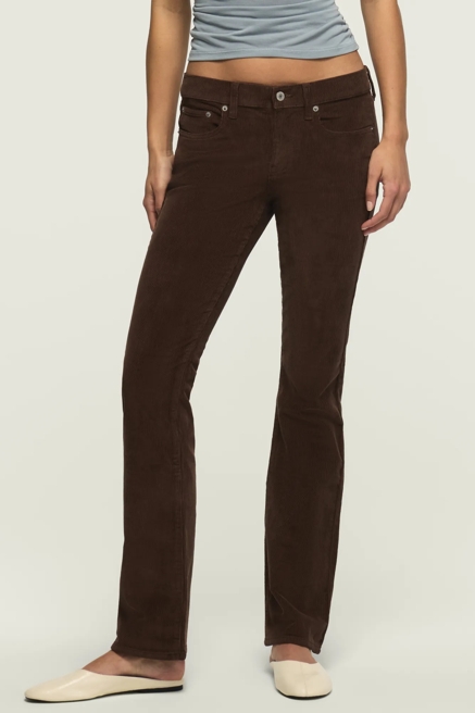 MID RISE CORDUROY SWEET BOOT, image 1