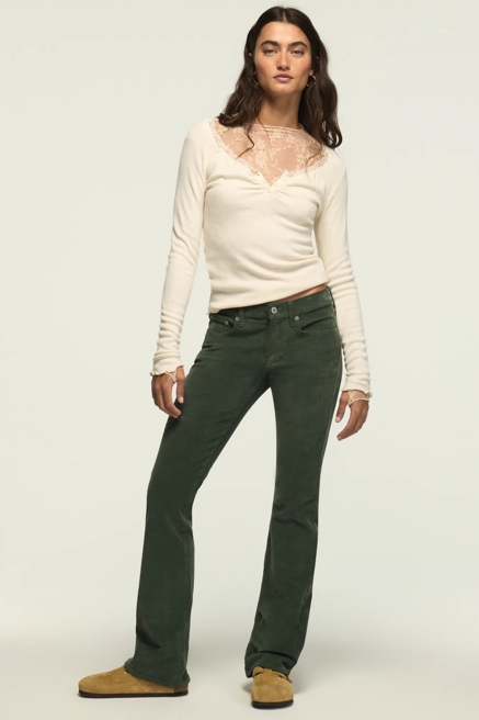 MID RISE CORDUROY SWEET BOOT, image 2