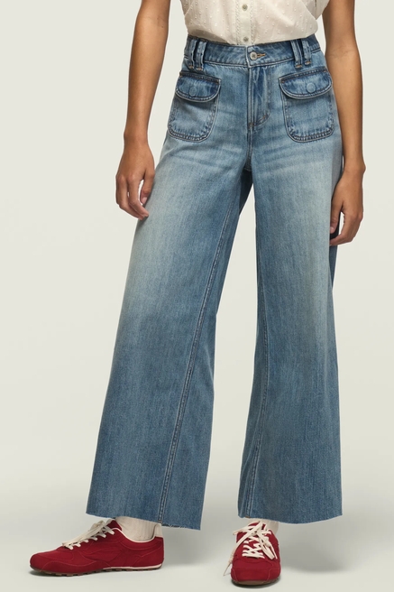 MID RISE WIDE LEG CROP, image 1