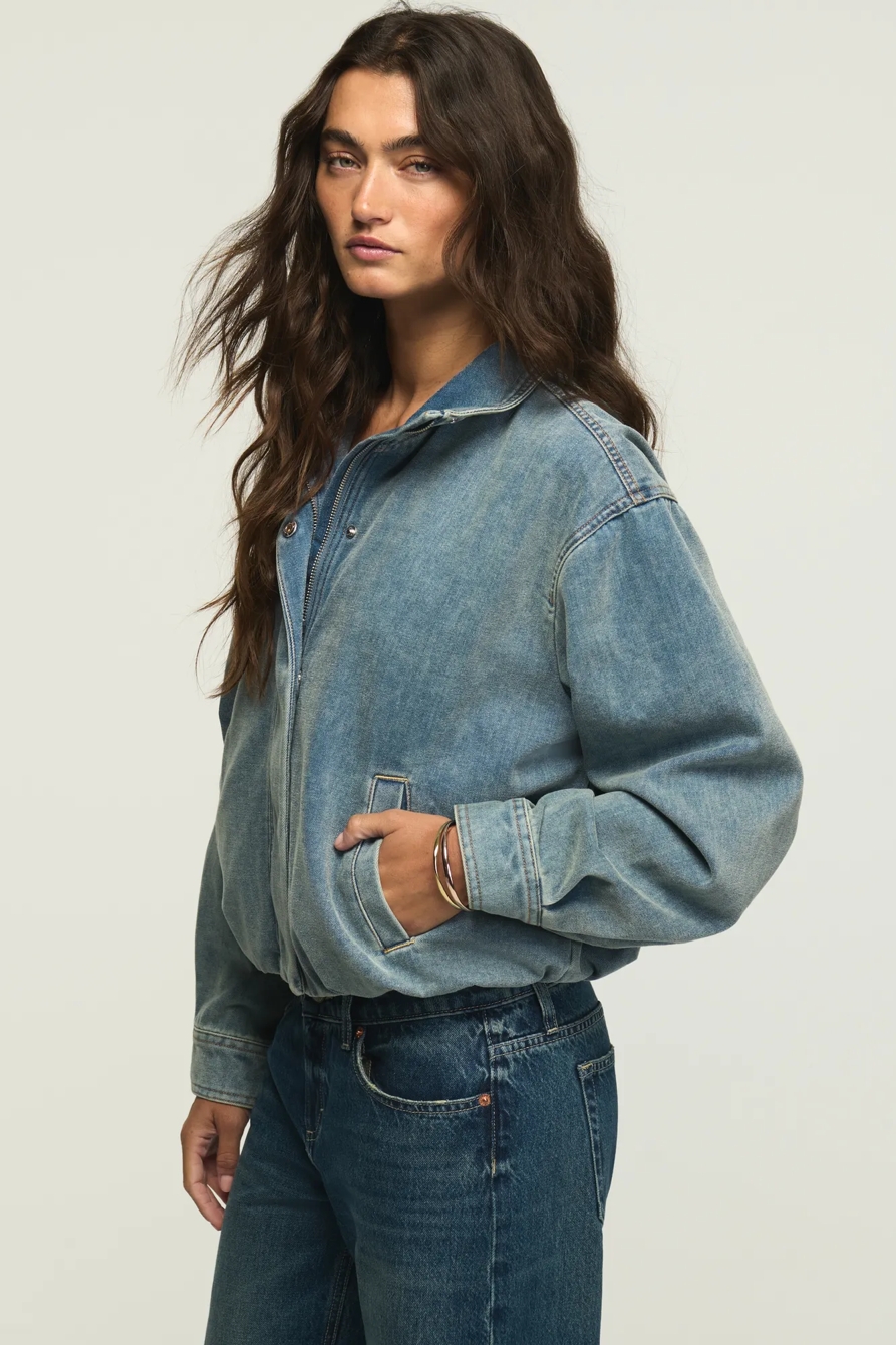 VELVET DENIM LUXE JACKET, image 4