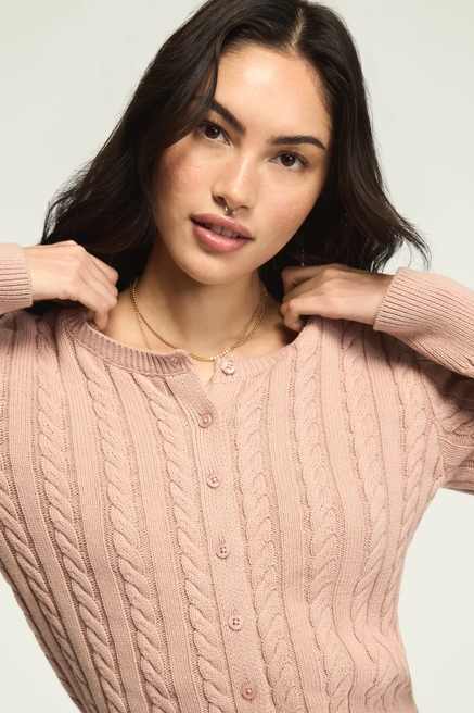 CLOUD SOFT CABLE CARDIGAN, image 2