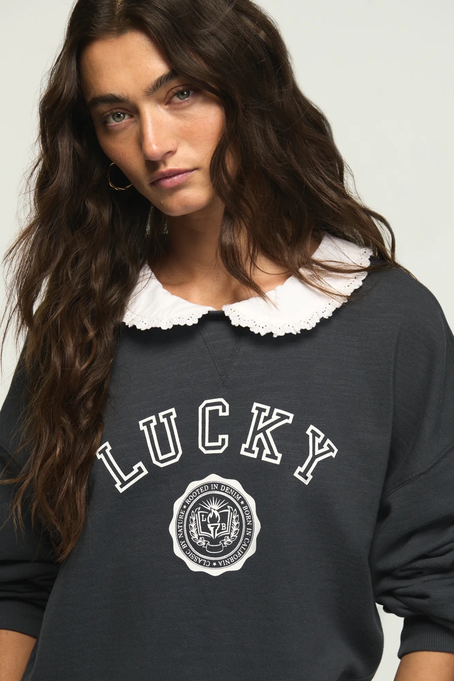PETERPAN COLLAR GRAPHIC CREW, image 4