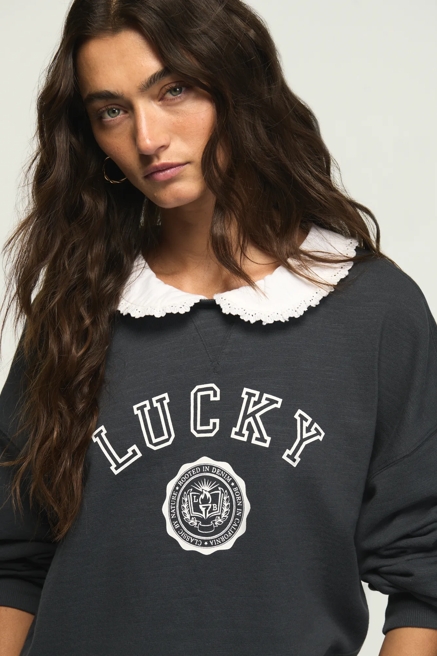 PETERPAN COLLAR GRAPHIC CREW, image 4