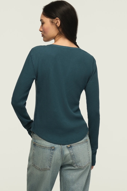 LACE TRIM MIX HENLEY, image 3