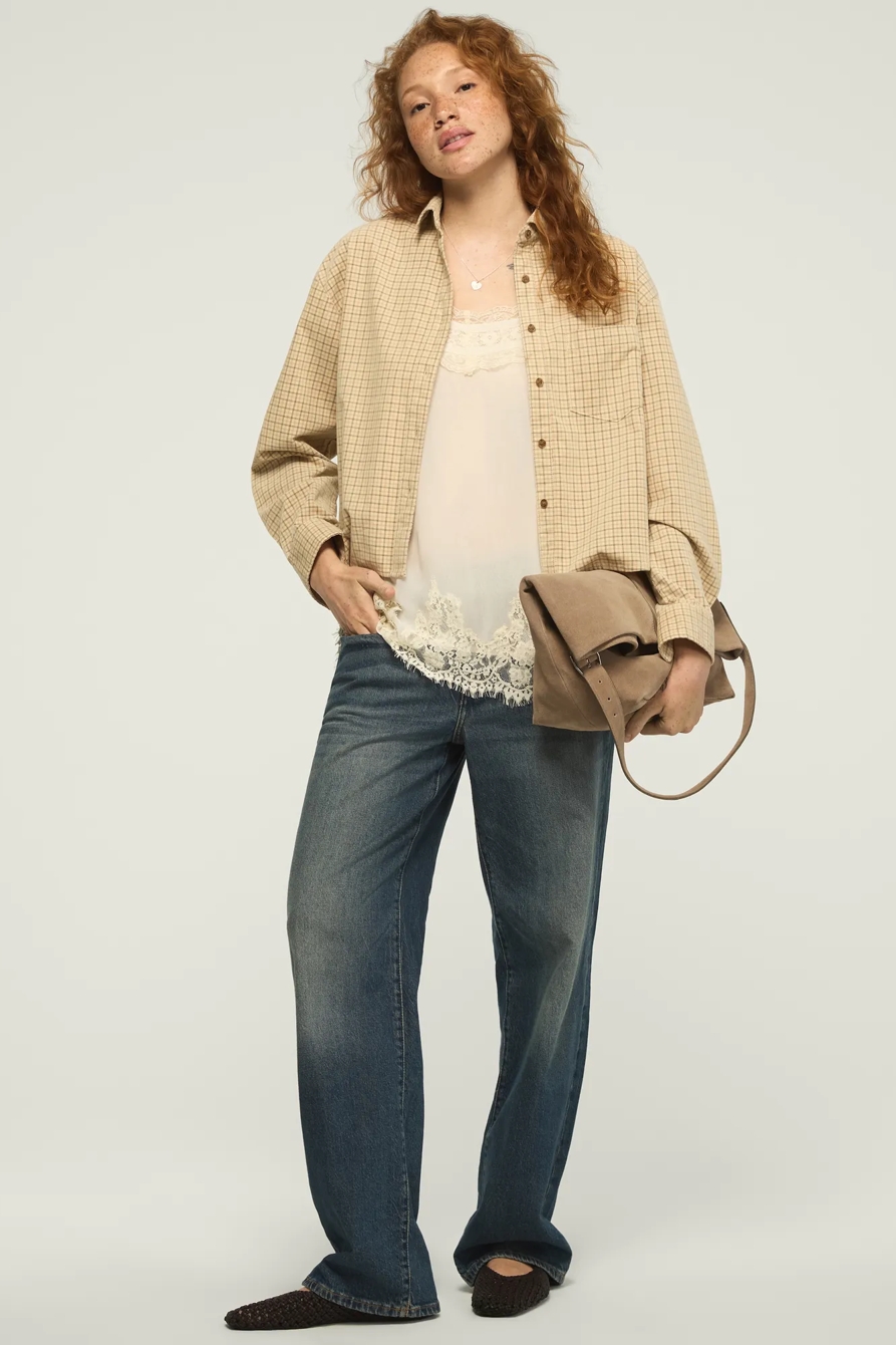 CROPPED CORDUROY SHIRT, image 2