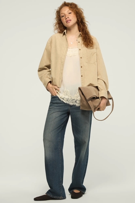 CROPPED CORDUROY SHIRT, image 2