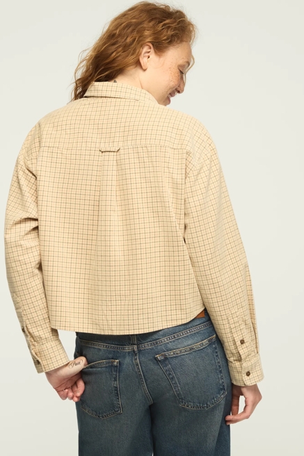CROPPED CORDUROY SHIRT, image 3