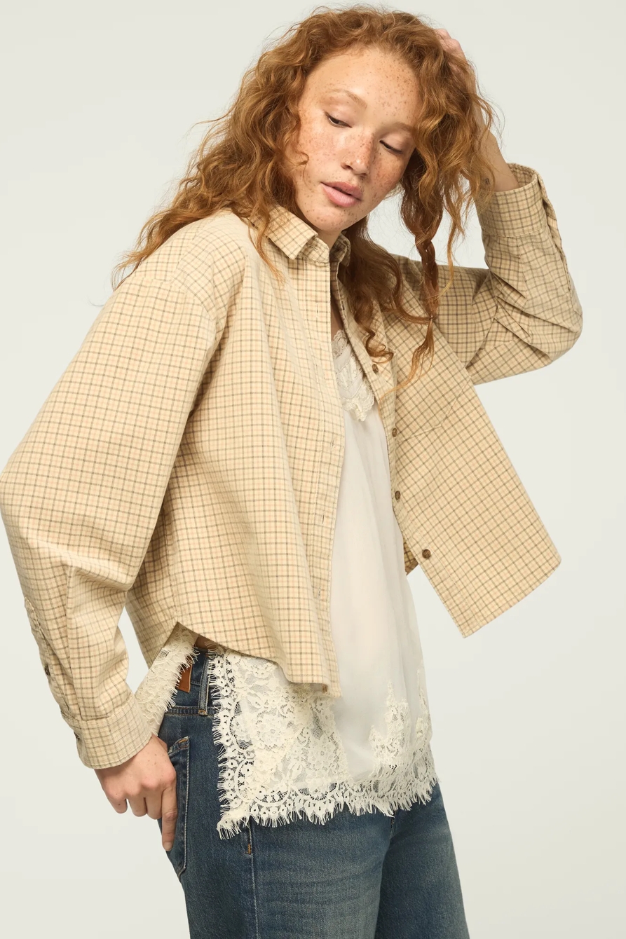 CROPPED CORDUROY SHIRT, image 5