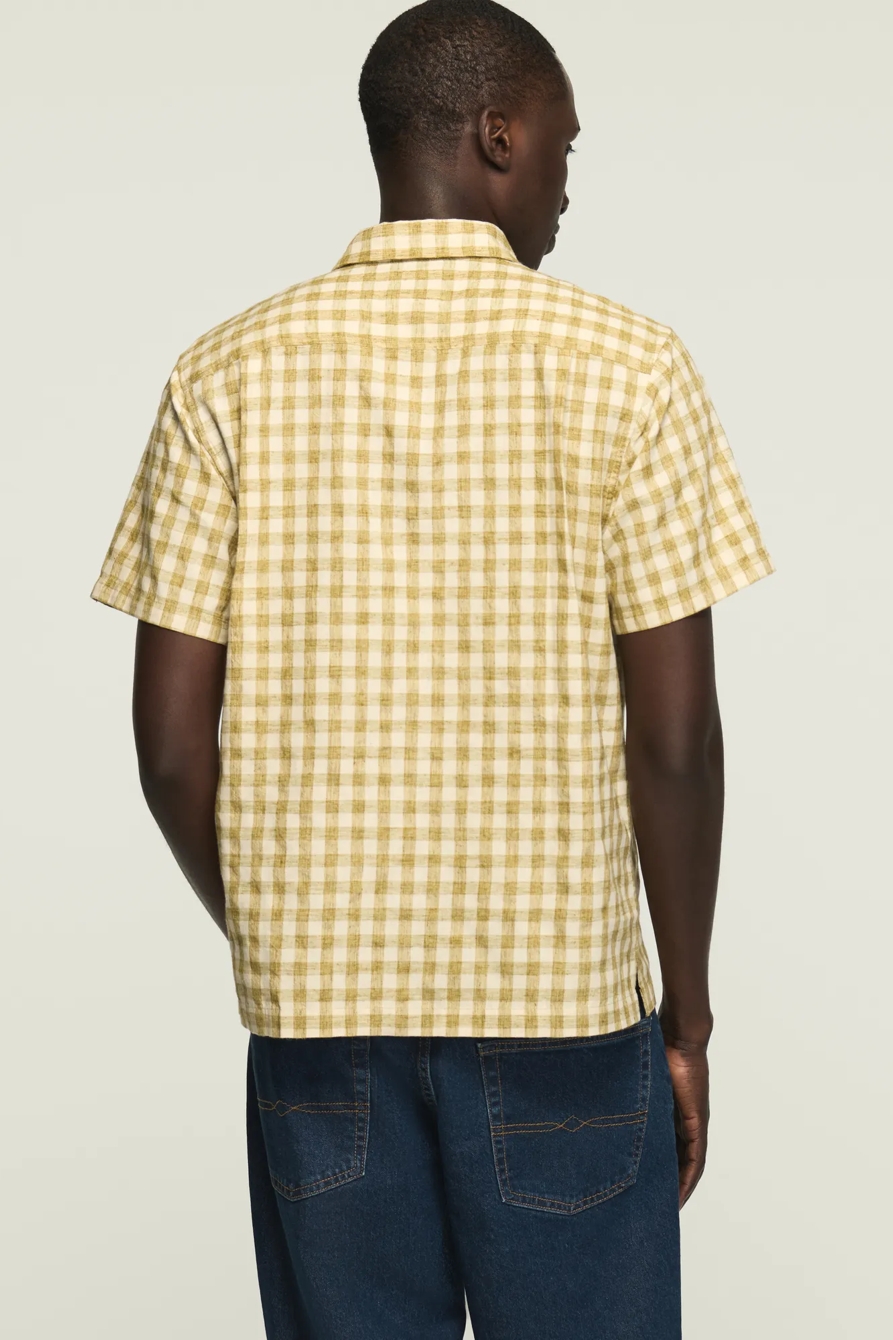 SHORT SLEEVE GINGHAM PLAID SHIRT, image 3
