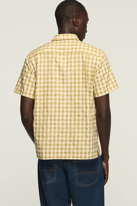 SHORT SLEEVE GINGHAM PLAID SHIRT, image 3