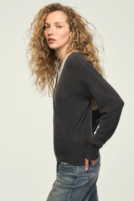 CLOUD SOFT SURPLICE SWEATER, image 4