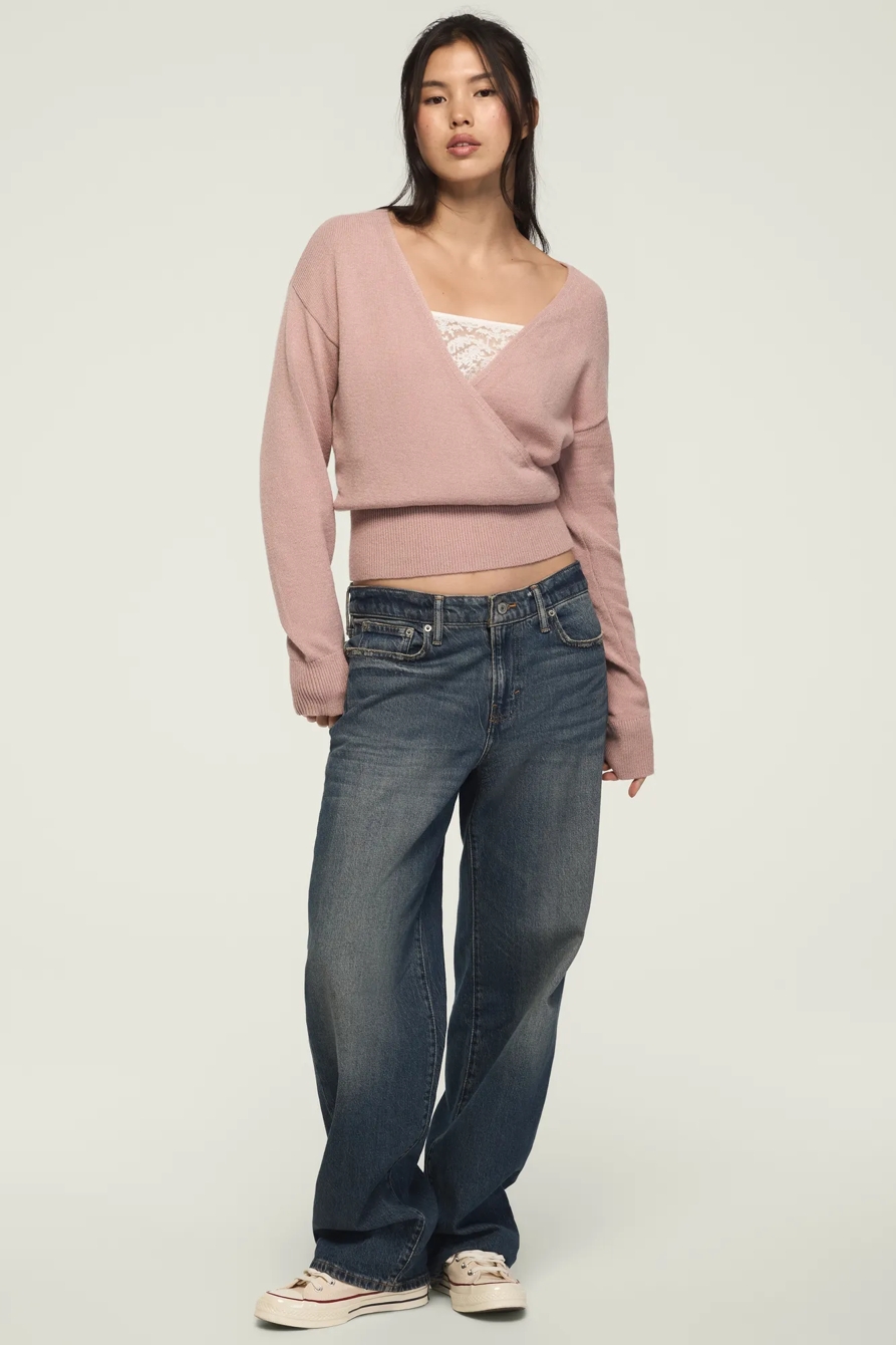 CLOUD SOFT SURPLICE SWEATER, image 2