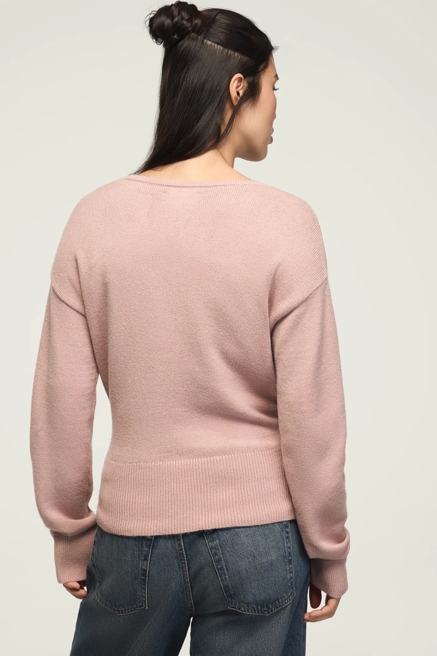 CLOUD SOFT SURPLICE SWEATER, image 3