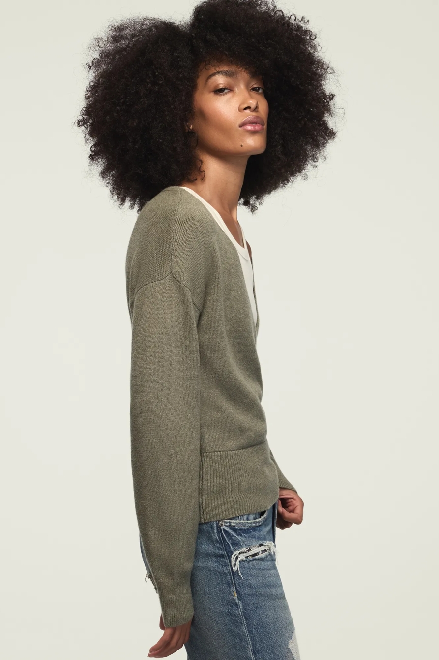 CLOUD SOFT SURPLICE SWEATER, image 4