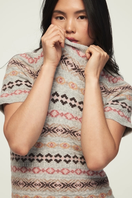 FAIR ISLE SWEATER TEE, image 1