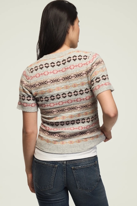 FAIR ISLE SWEATER TEE, image 3