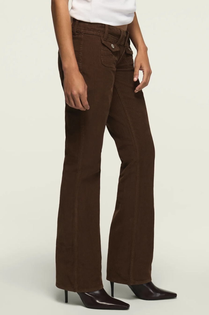 ULTRA LOW RISE CORDUROY LIL MAGGIE FLARE, image 5