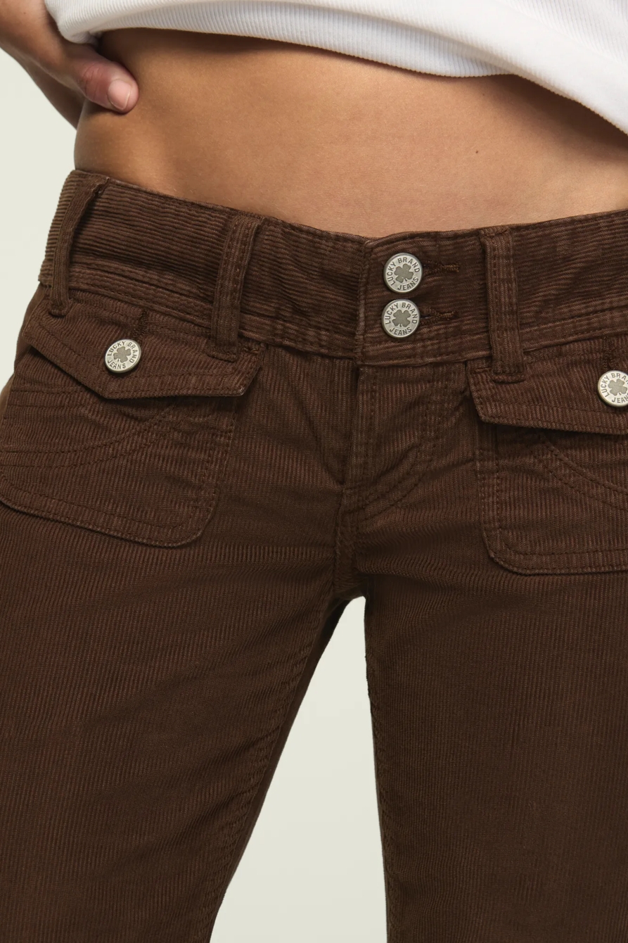 ULTRA LOW RISE CORDUROY LIL MAGGIE FLARE, image 6