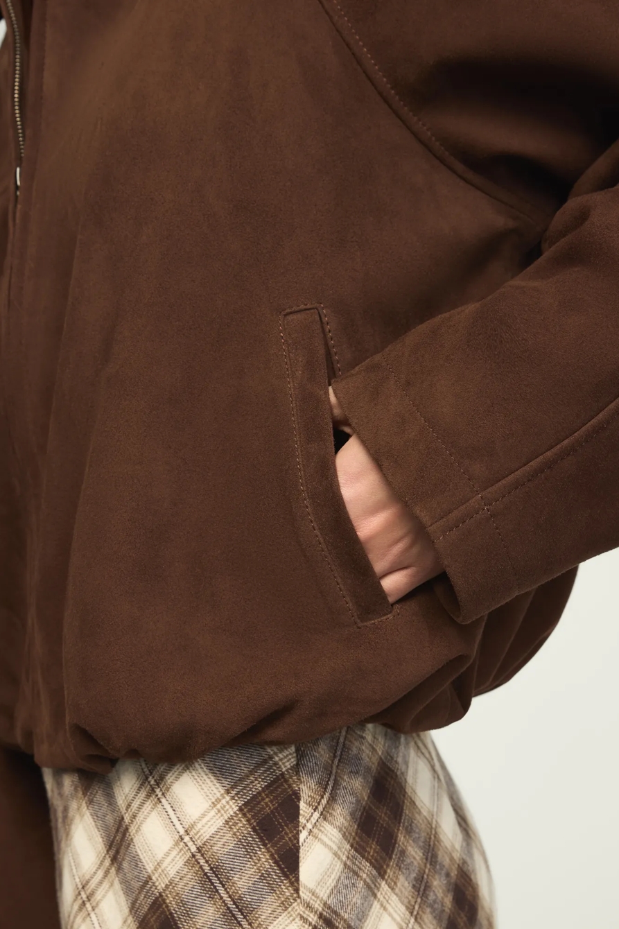 SUEDE BUBBLE JACKET, image 2