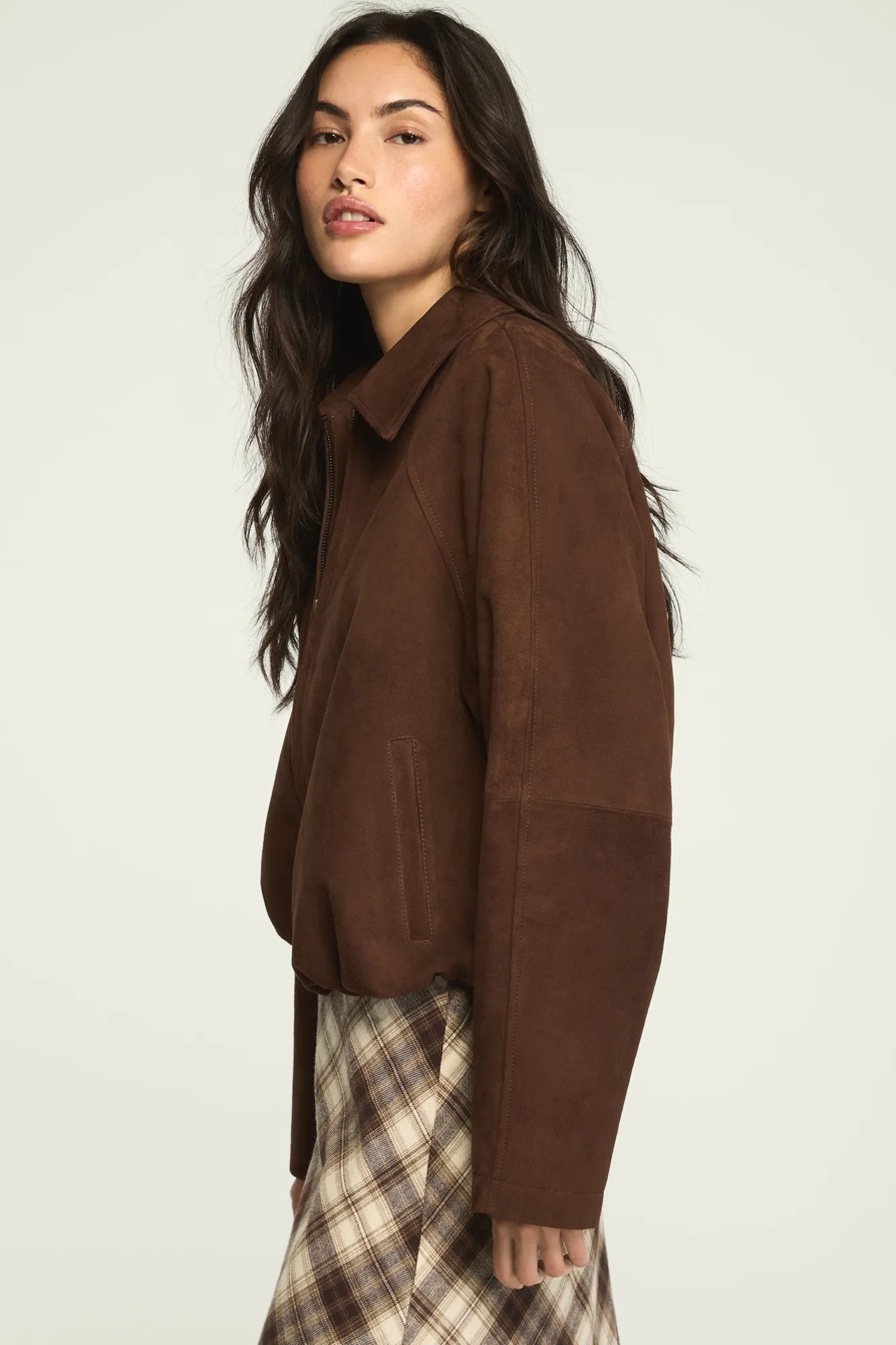 SUEDE BUBBLE JACKET, image 4