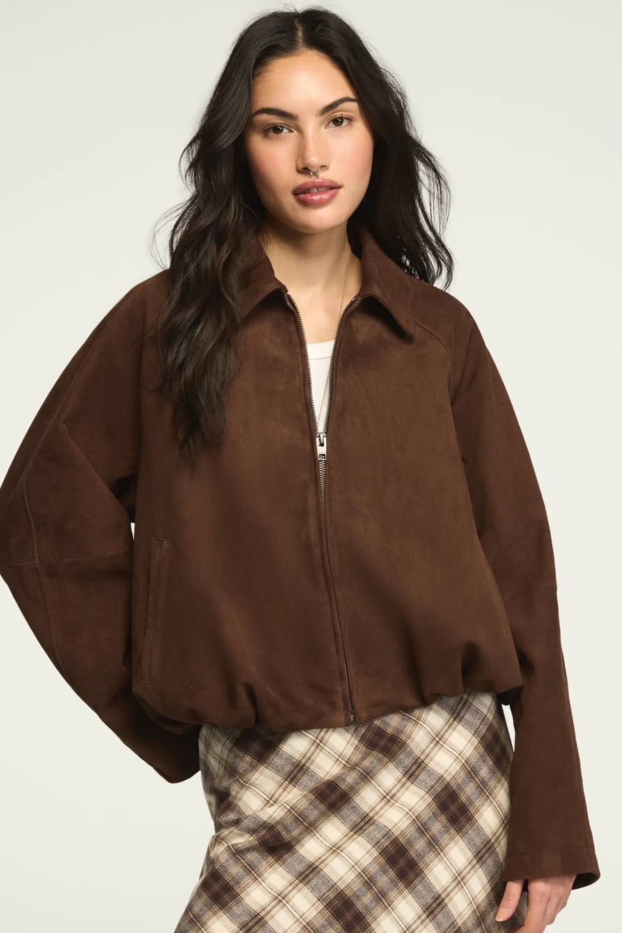 SUEDE BUBBLE JACKET, image 5