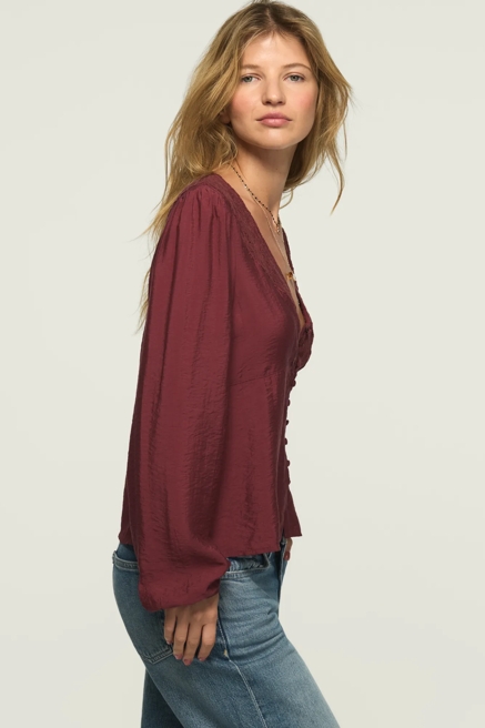 LONG SLEEVE LACE BUTTON THROUGH, image 4