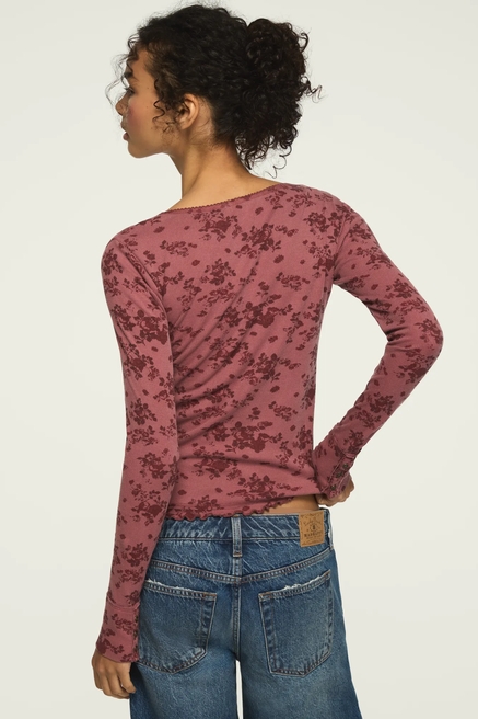 PRINTED BUTTON THROUGH TOP, image 3