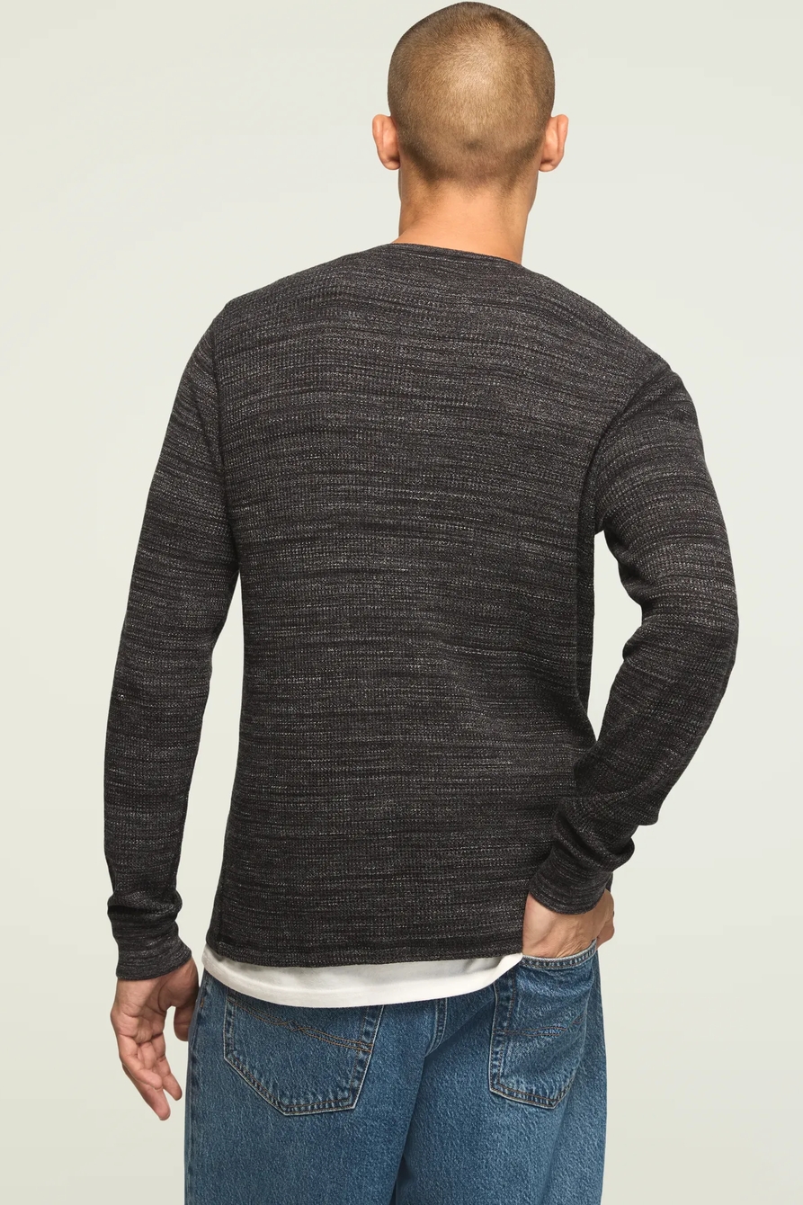 SPACEDYE THERMAL HENLEY, image 3