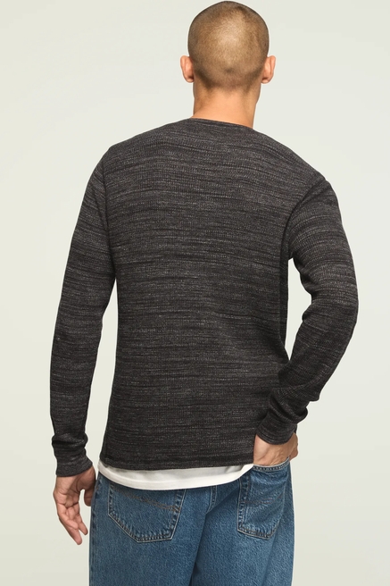 SPACEDYE THERMAL HENLEY, image 3