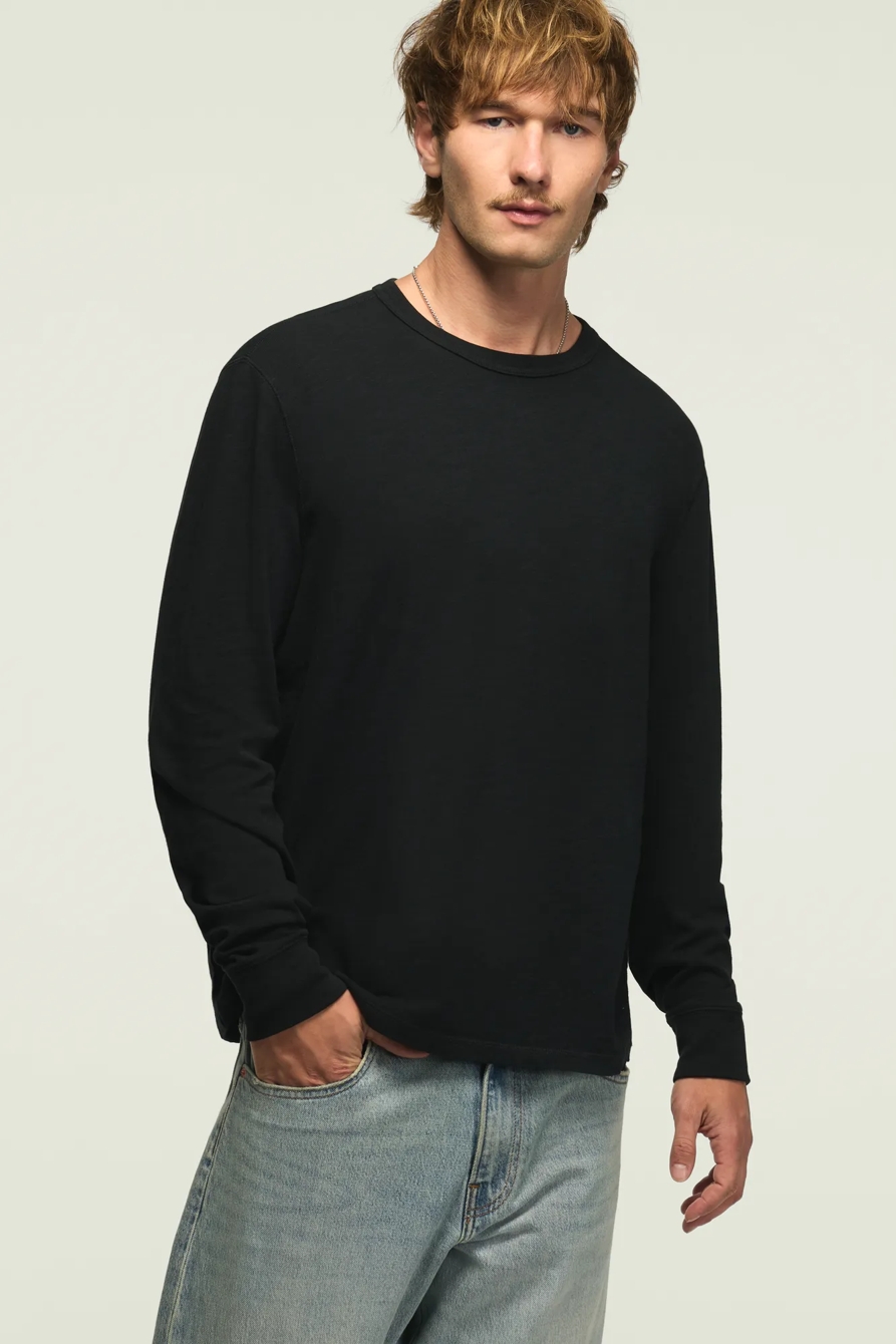 WEEKEND JERSEY LONG SLEEVE CREW NECK TEE, image 1