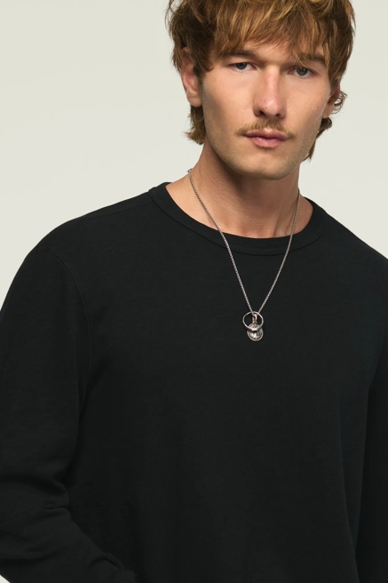 WEEKEND JERSEY LONG SLEEVE CREW NECK TEE, image 2