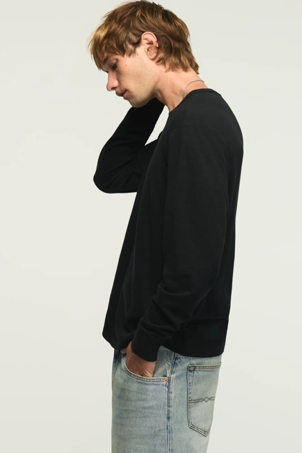 WEEKEND JERSEY LONG SLEEVE CREW NECK TEE, image 4