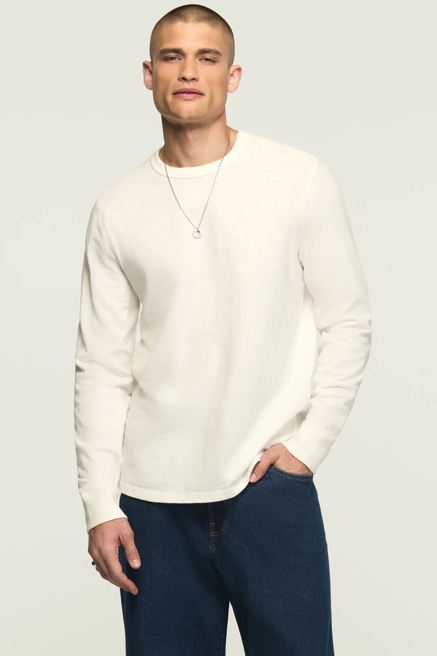 WEEKEND JERSEY LONG SLEEVE CREW NECK TEE, image 1