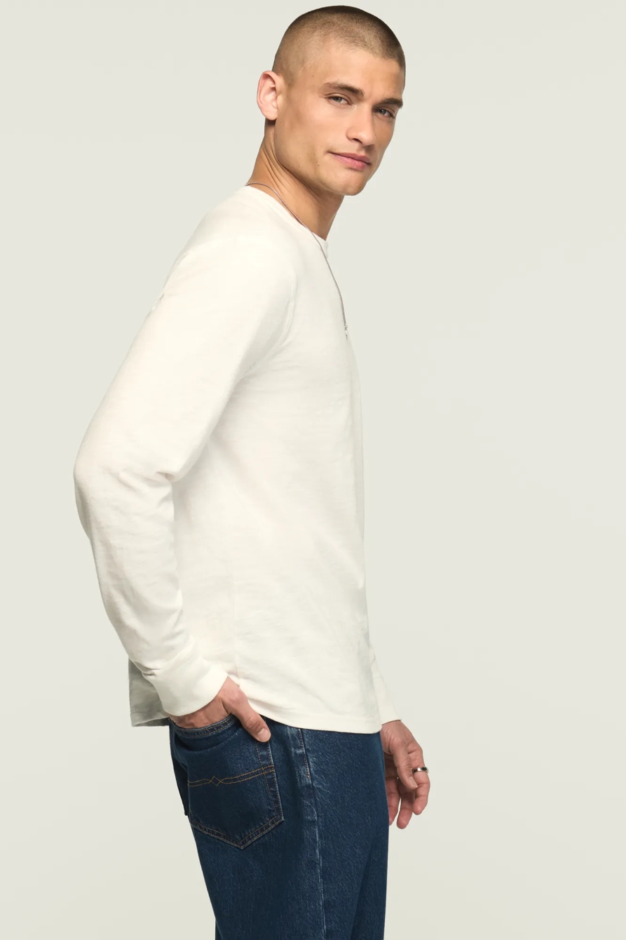 WEEKEND JERSEY LONG SLEEVE CREW NECK TEE, image 3