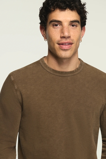 WEEKEND JERSEY LONG SLEEVE CREW NECK TEE, image 1