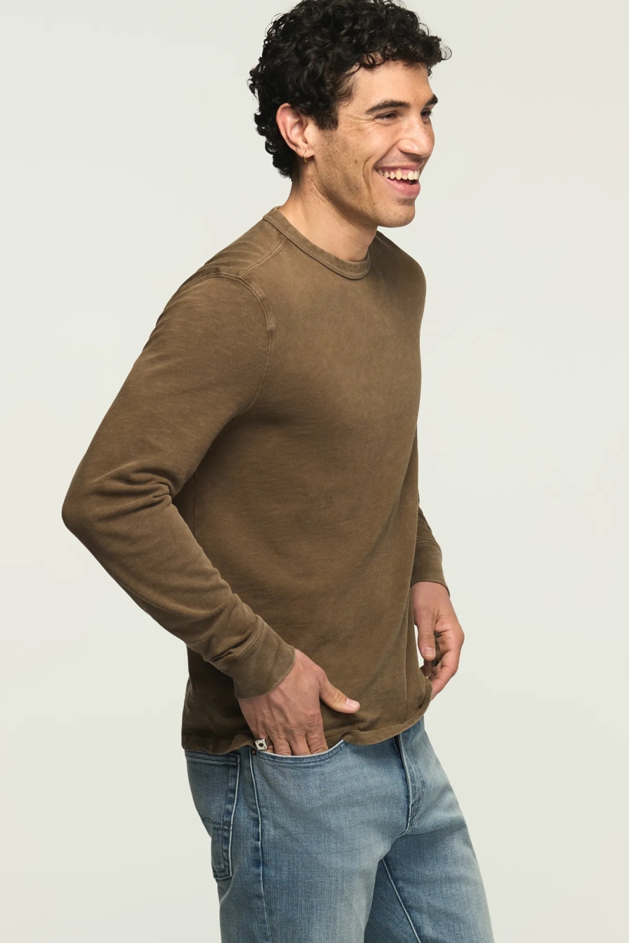 WEEKEND JERSEY LONG SLEEVE CREW NECK TEE, image 4