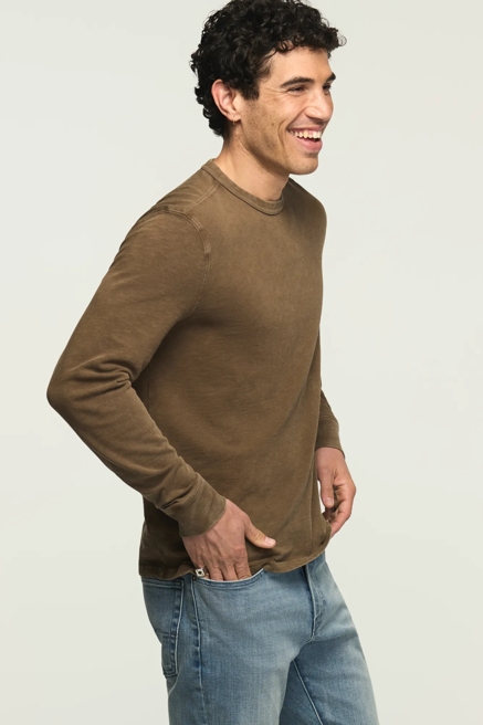 WEEKEND JERSEY LONG SLEEVE CREW NECK TEE, image 4