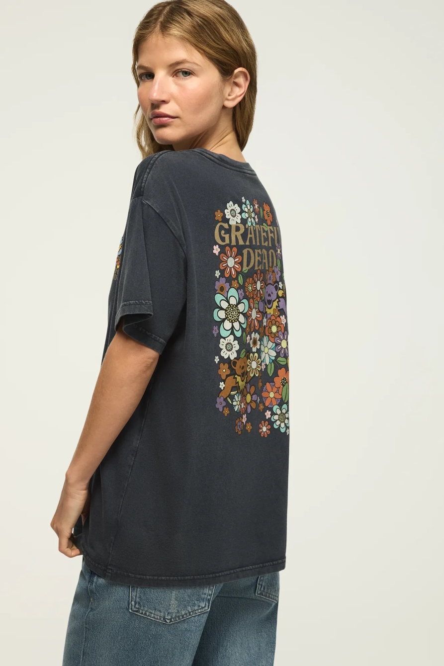 GRATEFUL DEAD FLOWER BED BOYFRIEND TEE, image 3