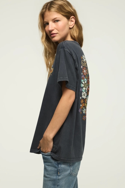 GRATEFUL DEAD FLOWER BED BOYFRIEND TEE, image 4