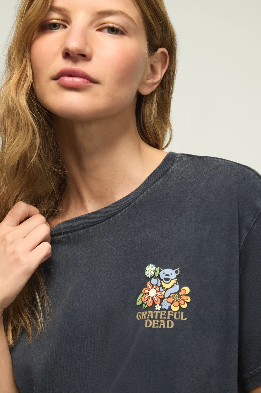 GRATEFUL DEAD FLOWER BED BOYFRIEND TEE, image 5