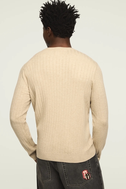 WIDE RIB HENLEY SWEATER, image 3