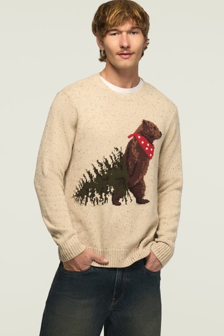BEAR CREW NECK SWEATER, image 1