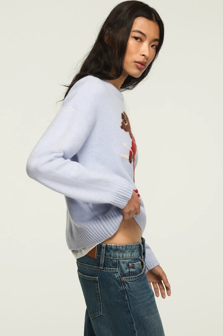CLOUD SOFT SKIING DOG SWEATER, image 4