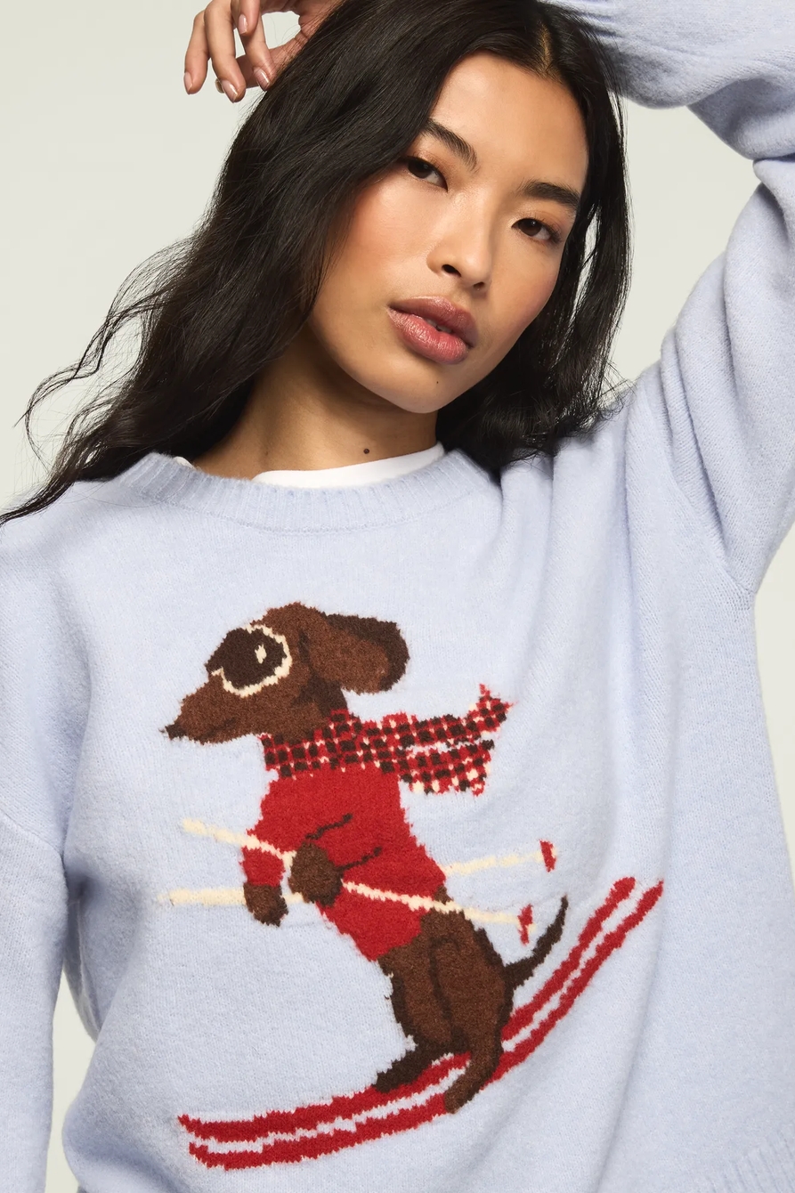 CLOUD SOFT SKIING DOG SWEATER, image 5
